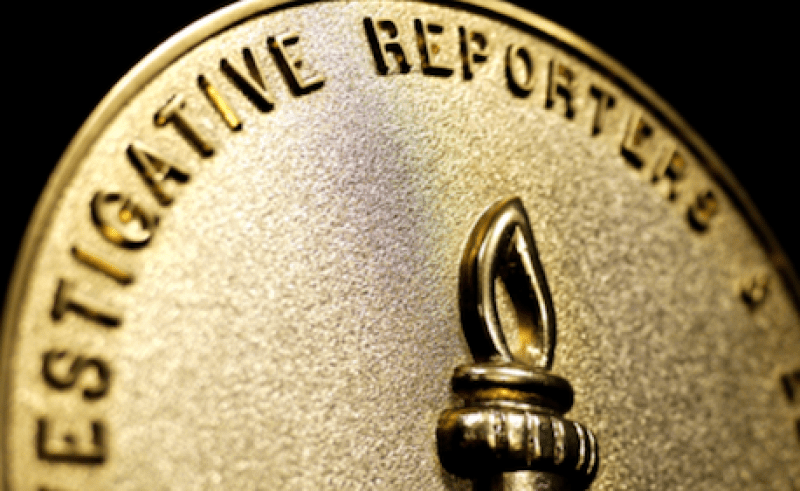 Investigative Reporters and Editors award medal