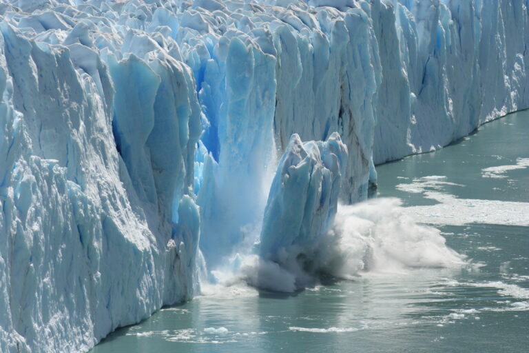 Large glacier or ice formation