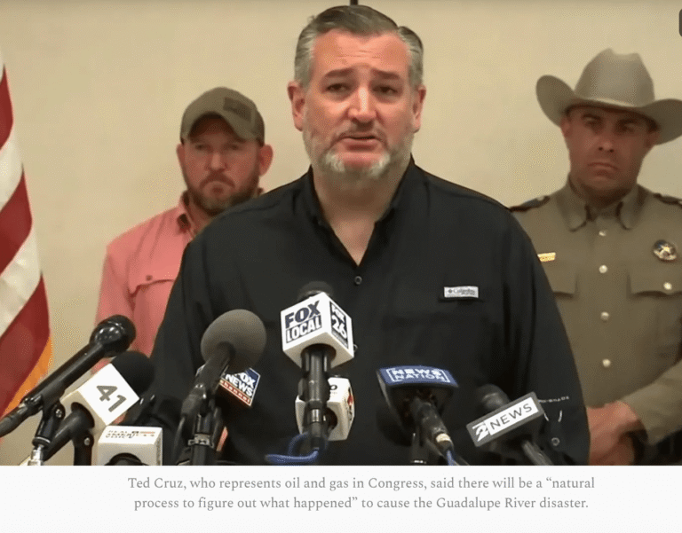 The Texas Flood, Climate Change, and the Fossil Fuel Coverup